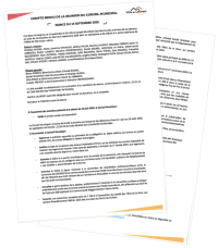 Compte rendu Conseil du 15 septembre 2026