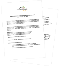 Compte rendu du CA du CCAS du 23 juin 2026