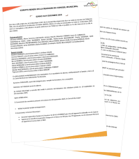 Compte rendu du conseil du 9 décembre 2025