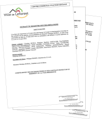 Délibérations du CCAS du 16 mars 2023