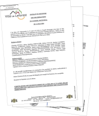 Délibérations du conseil du 14 mai 2024