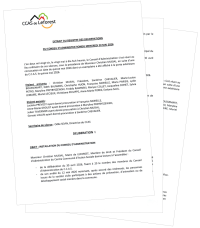 Extrait du registre des délibérations du Conseil d'Administration du CCAS du 20 mai 2026