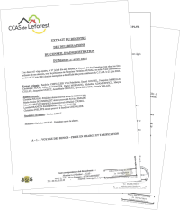 Extrait du registre des délibérations du Conseil d'Administration du CCAS du 27 juin 2024